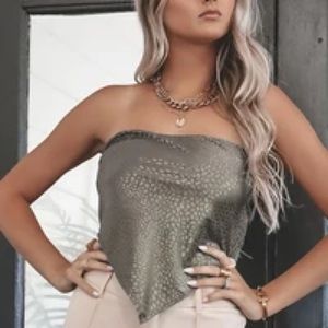 Satin Bandana Top